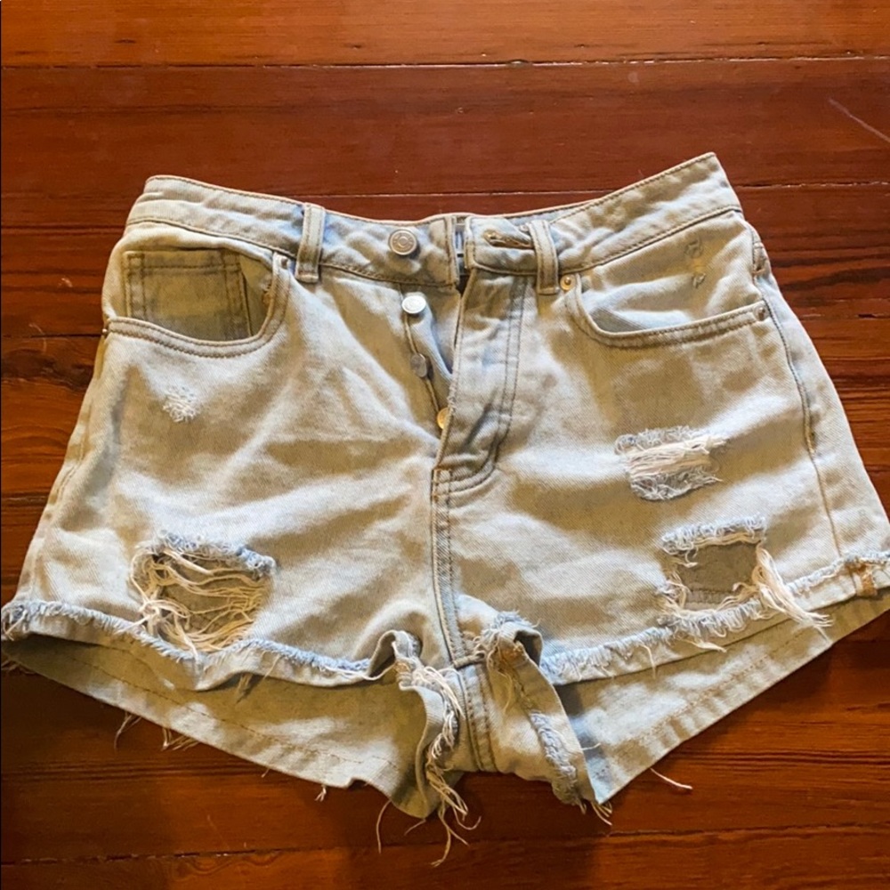 denim shorts